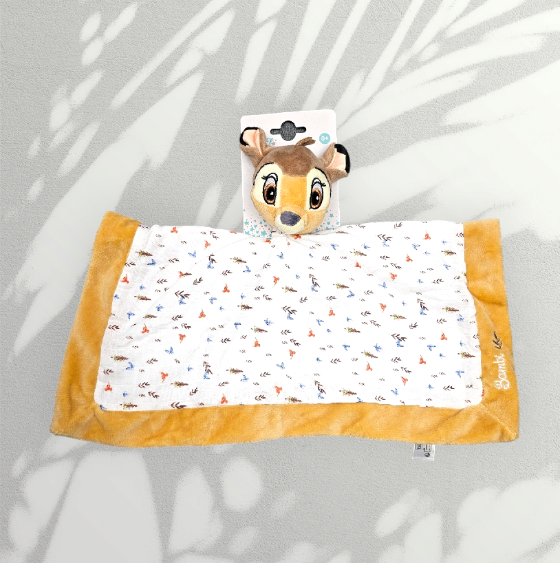 Doudou Mouchoir Disney Bambi Brun Personnalisé | 40cm