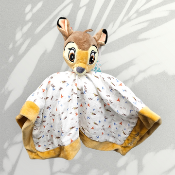 Doudou Mouchoir Disney Bambi Brun Personnalisé | 40cm