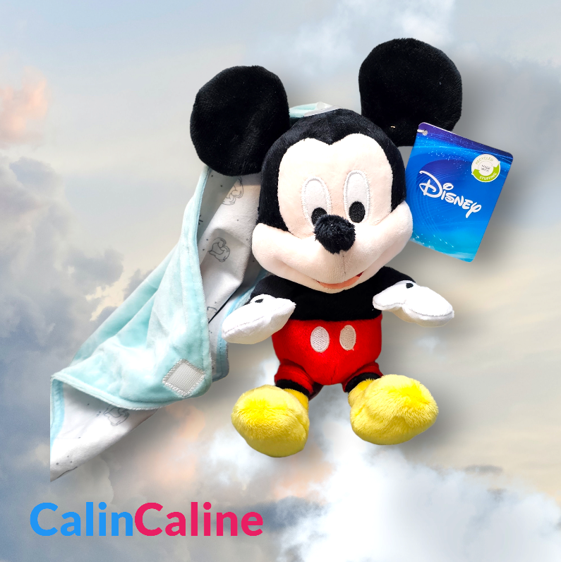 Peluche bébé Mickey Mouse avec couverture Disney Store