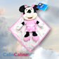 Doudou Peluche Disney Minnie 25cm avec Mouchoir Personnalisé | Nicotoy