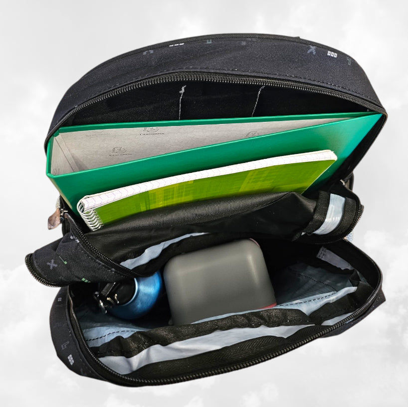 Sac à Dos Enfant Premium 42cm | Gaming Noir | 2 Compartiments