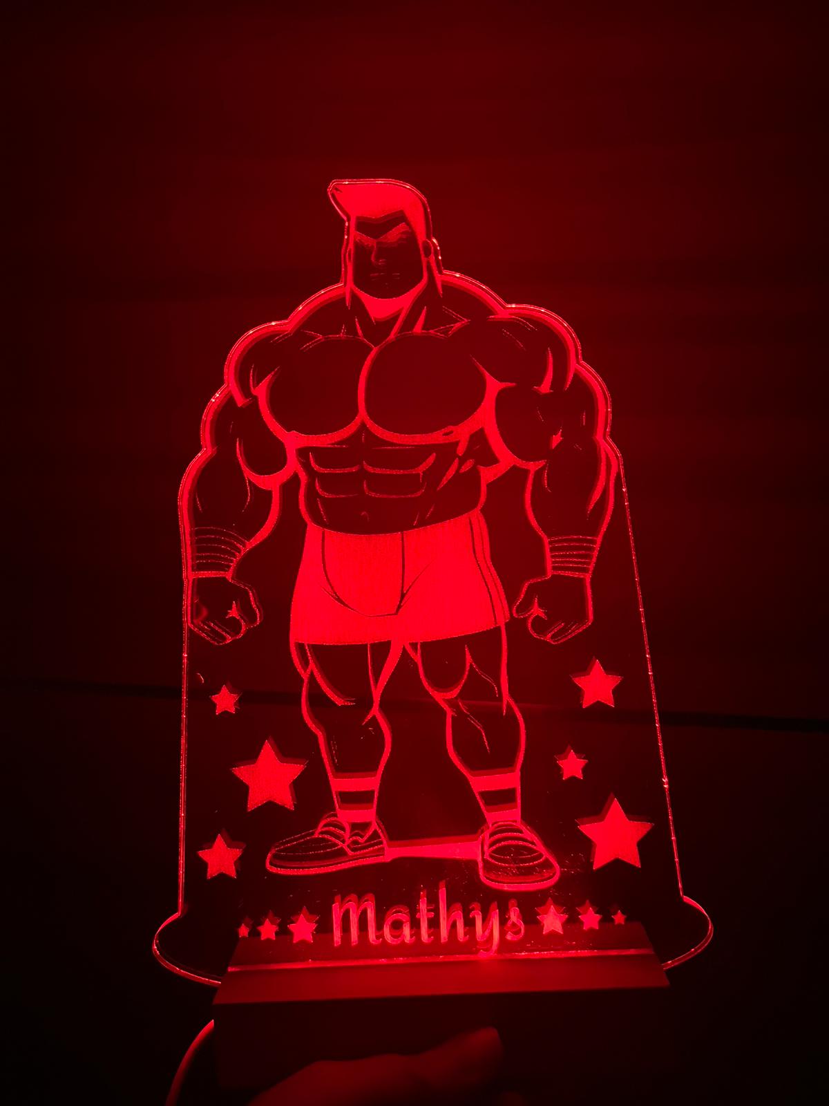 Veilleuse Lampe LED 30cm | A Personnaliser | Modèle Thème Pokemon - Calincaline.be