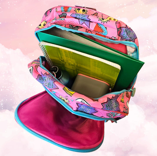 Sac à Dos Enfant Premium 41cm | Lol Just Dance | 2 Compartiments