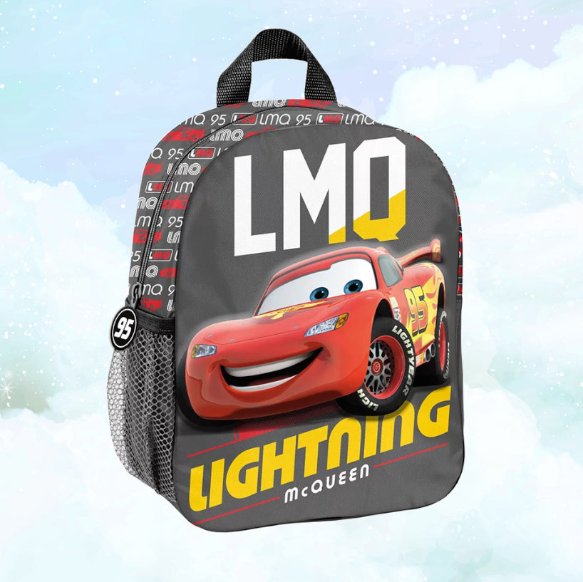 Petit Sac à Dos Enfant Premium 28cm | Flash McQueen | 1 Compartiment
