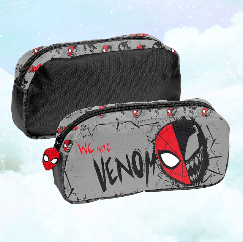 Plumier fourre-tout enfant 20cm | Spiderman Venom | Sans ustensiles