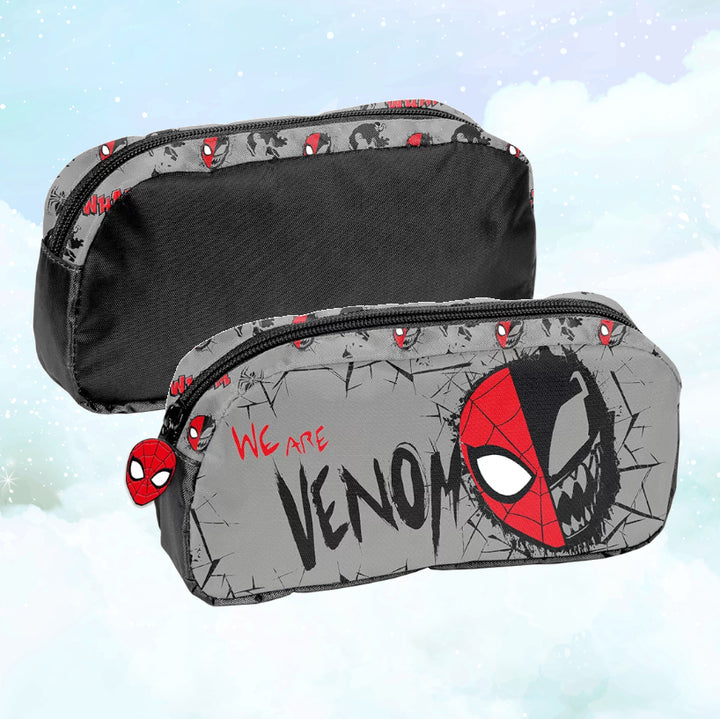 Plumier fourre-tout enfant 20cm | Spiderman Venom | Sans ustensiles