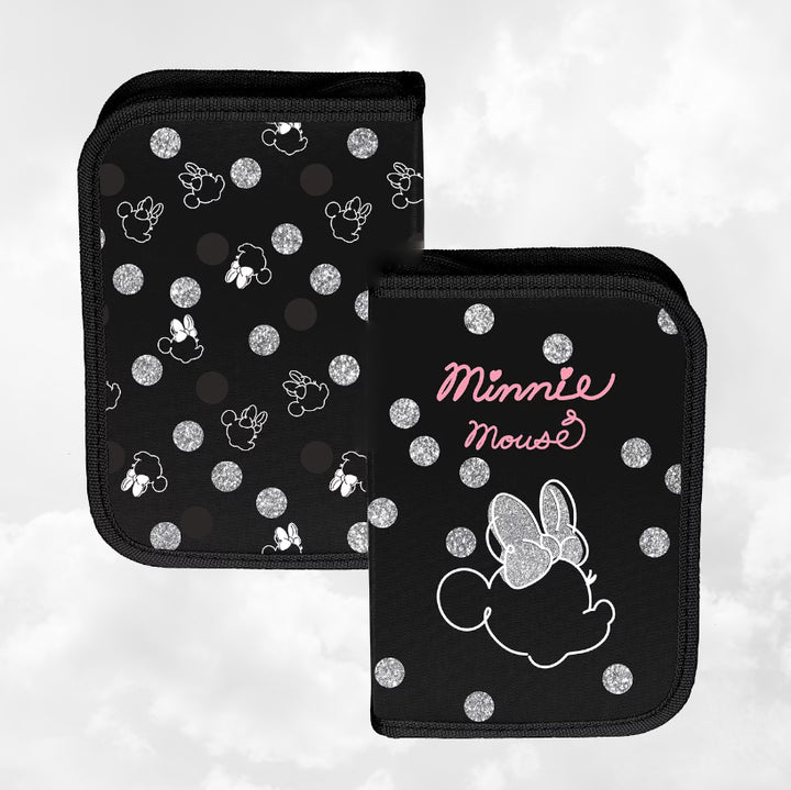 Plumier enfant 19cm | Minnie Pois Noir | Sans ustensiles