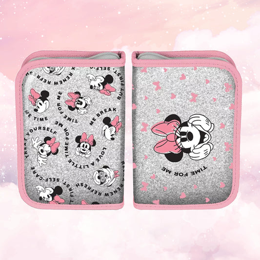 Plumier enfant 19cm | Minnie Girls Gris | Sans ustensiles