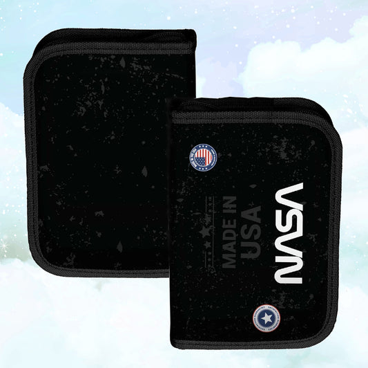 Plumier enfant 19cm | Nasa Noir | Sans ustensiles