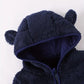 Veste Polaire Enfant -Bleu Marine- | Message Brodé | De 6mois à 2 ans