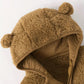 Veste Polaire Enfant -Brun Camel- | Message Brodé | De 6mois à 2 ans