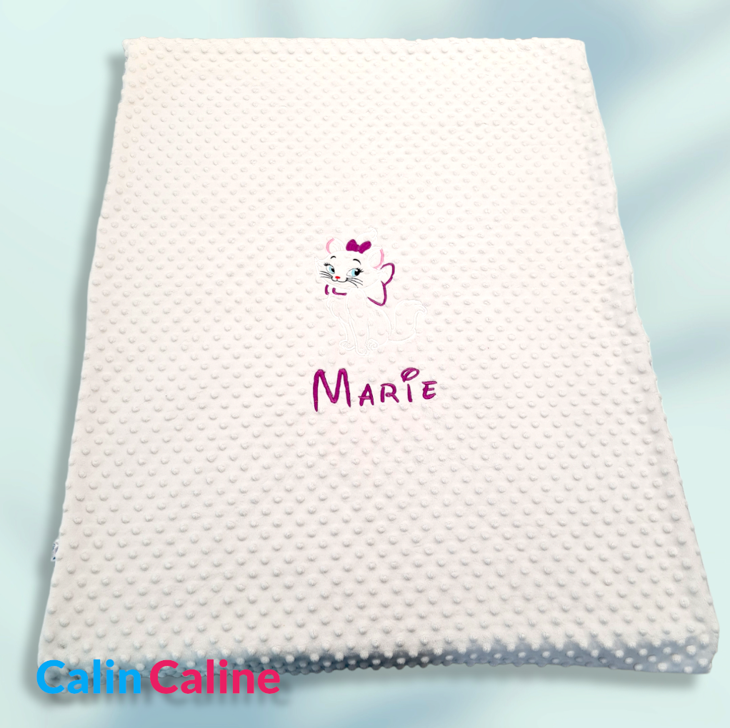 Couverture bébé personnalisée Marie