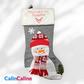 Personalized White Christmas Boot | Fox | 49cm - Calincaline.be