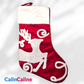 Personalized Red Christmas Boot | Reindeer | 38cm