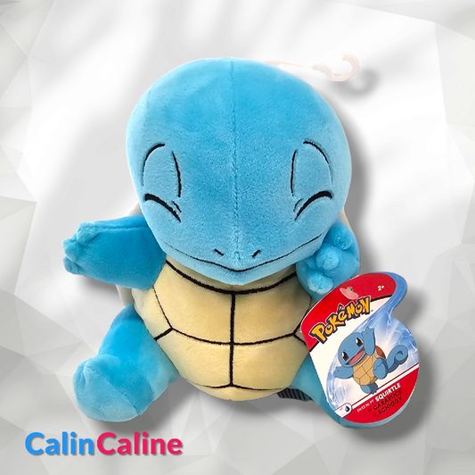 Peluche Pokémon Carapuce 18cm | 2 ans et + | Polyester doux