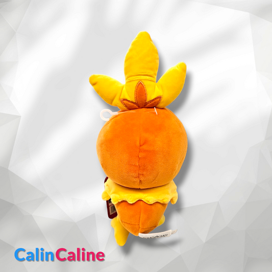 Peluche Pokémon Poussifeu 25cm | 2 ans et + | Polyester doux
