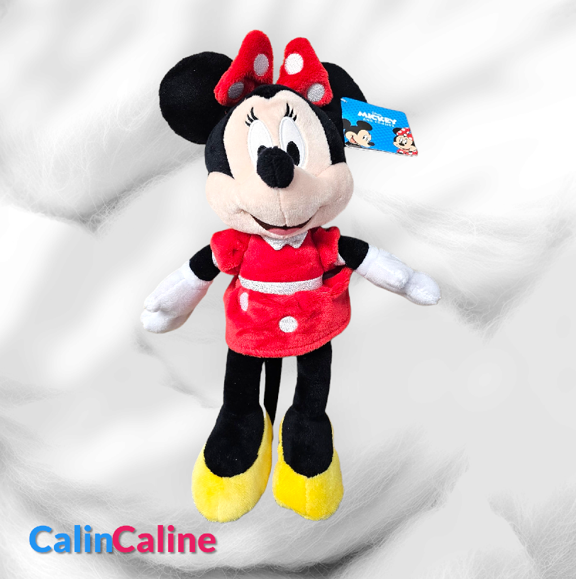 Peluche Minnie 30cm de Disney | Polyester recyclé | Dès 0 mois