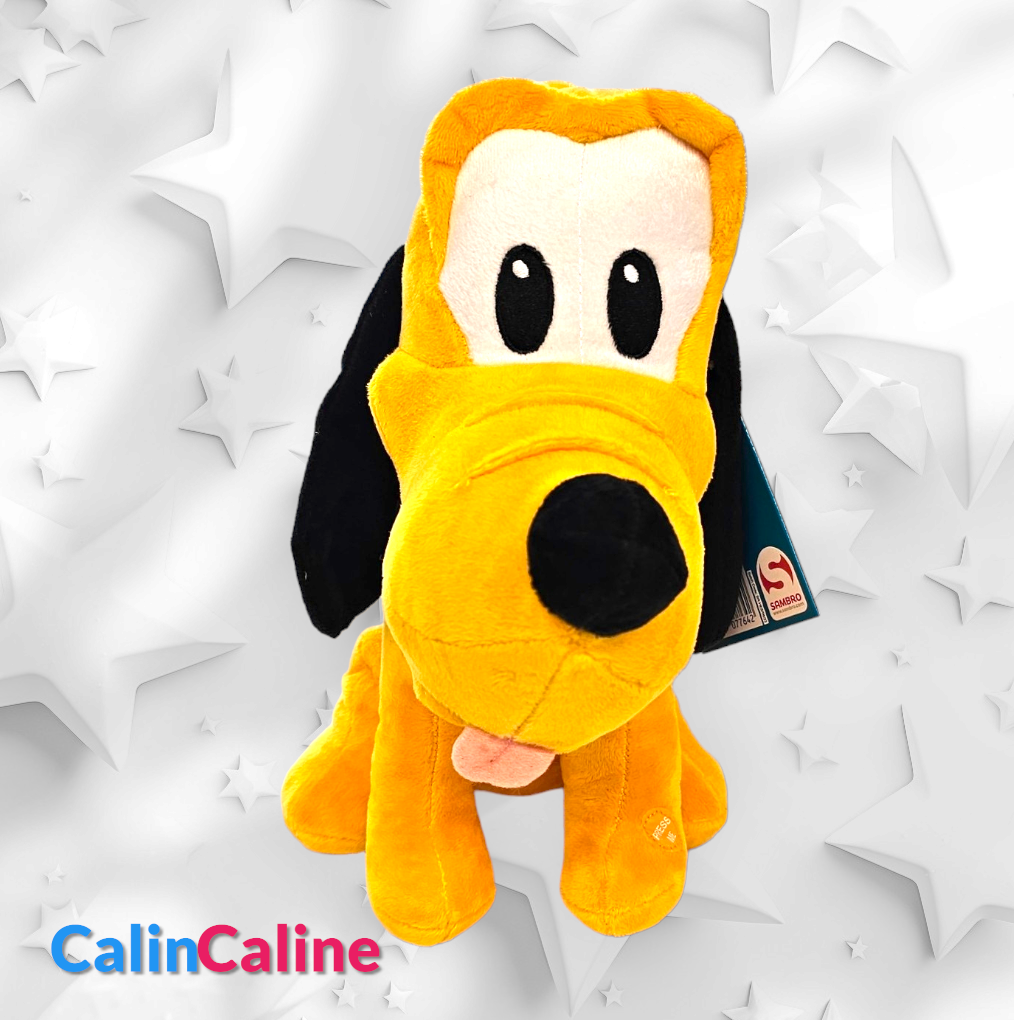 Peluche Disney Musicale Pluto 30cm | 1 an et + | Polyester doux