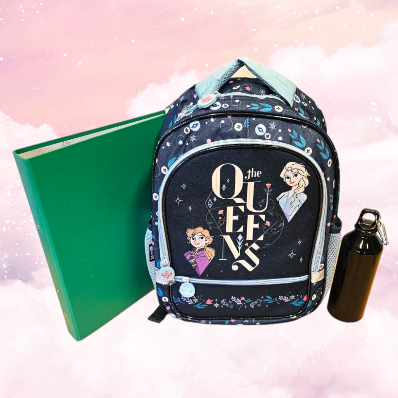 Sac à Dos Enfant Premium 41cm | Reine des Neiges | 2 Compartiments