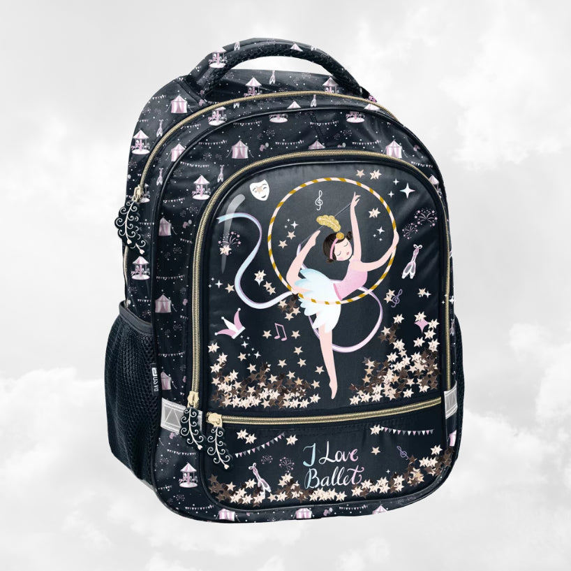 Sac à Dos Enfant Premium 41cm | Ballerine | 2 Compartiments