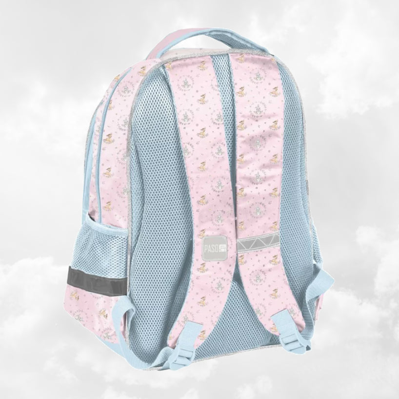  Sac à Dos Enfant Premium 39cm | Bambi Moments | 2 Compartiments + Zip