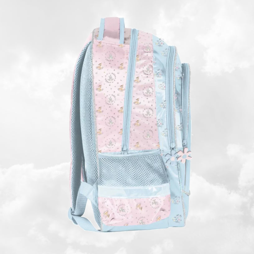  Sac à Dos Enfant Premium 39cm | Bambi Moments | 2 Compartiments + Zip