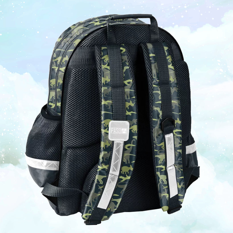 Sac à Dos Enfant Premium 42cm | Dinosaur World | 2 Compartiments