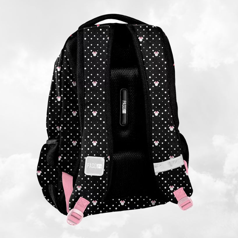 Sac à Dos Enfant Premium 39cm | Minnie Rainbow | 3 Compartiments