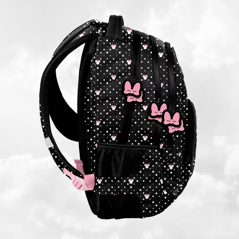 Sac à Dos Enfant Premium 39cm | Minnie Rainbow | 3 Compartiments
