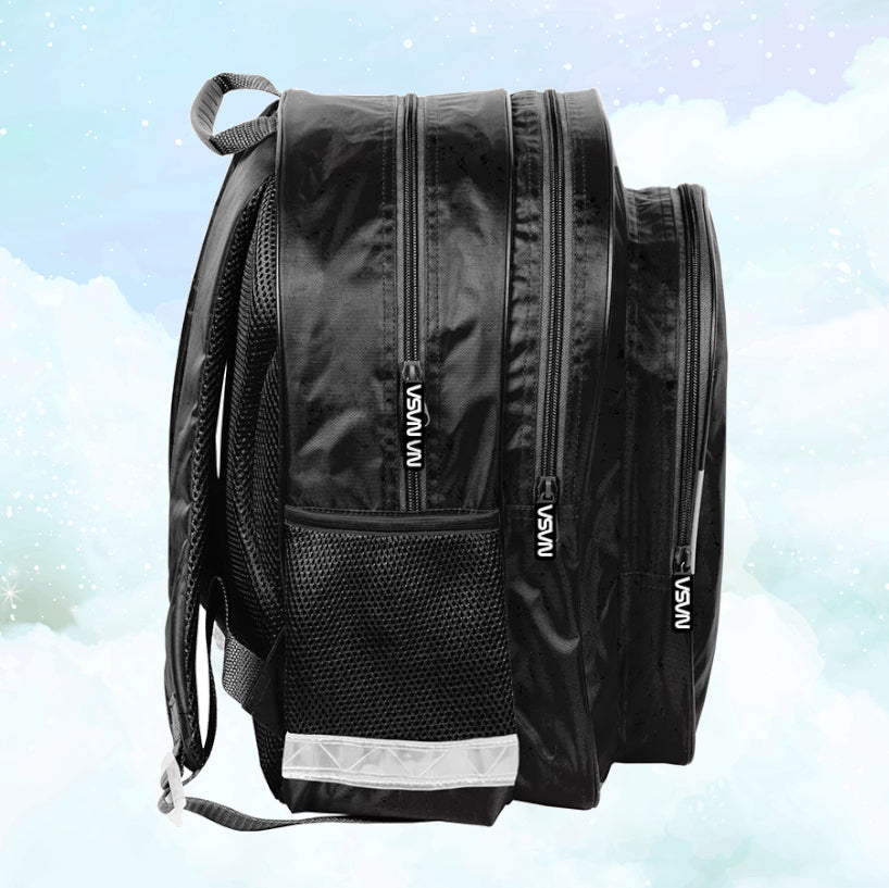 Sac à Dos Enfant Premium 41cm | Nasa Noir | 2 Compartiments