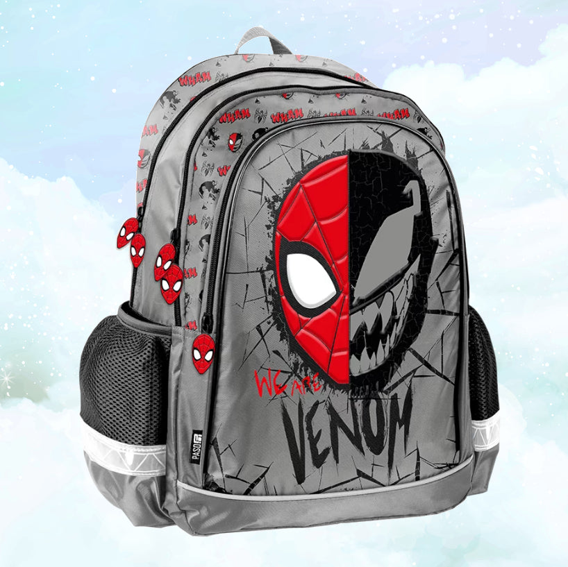 Sac à Dos Enfant Premium 38cm | Spiderman Venom | 2 Compartiments