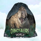 Sac de gym | Sac à chaussures Enfant 38cm | Dinosaur World