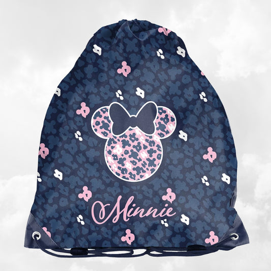Sac de gym | Sac à chaussures Enfant 38cm | Minnie Bleu