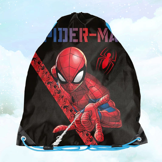 Sac de gym | Sac à chaussures Enfant 38cm | Spiderman Blue