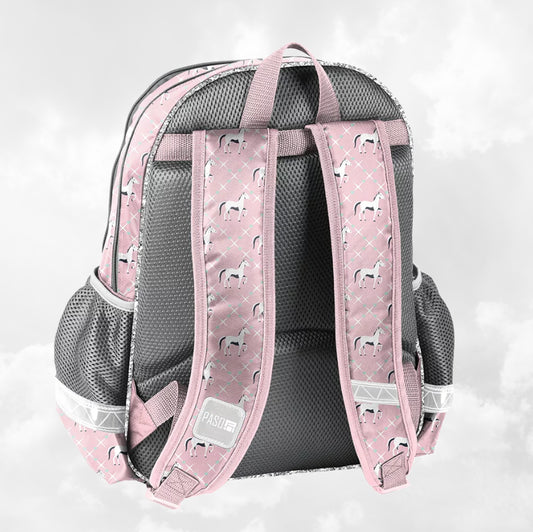 Sac à Dos Enfant Premium 38cm | Cheval Sauvage | 2 Compartiments