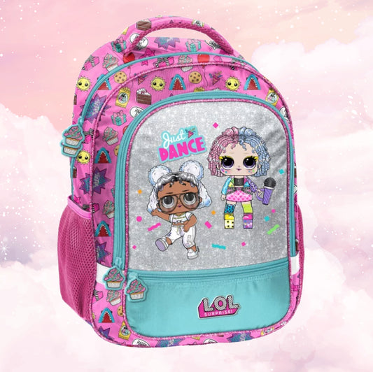 Sac à Dos Enfant Premium 41cm | Lol Just Dance | 2 Compartiments