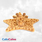 Doudou Plat Girafe Etoile 32cm | Prénom Personnalisé
