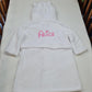 Peignoir enfant | Blanc | Personnalisé avec prénom | 3 tailles - Calincaline.be