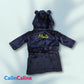 Peignoir enfant | Bleu nuit | Personnalisé avec prénom | 3 tailles