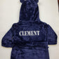 Peignoir enfant | Bleu nuit | Personnalisé avec prénom | 3 tailles - Calincaline.be