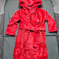 Peignoir enfant | Rouge | Personnalisé avec prénom | 3 tailles