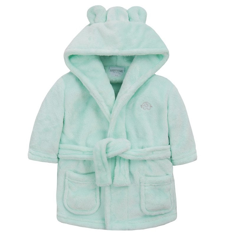 Peignoir enfant | Vert menthe | Personnalisé avec prénom | 3 tailles