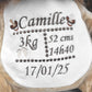 Peluche Mumbles Zippies Brodée | Girafe | A personnaliser - Calincaline.be