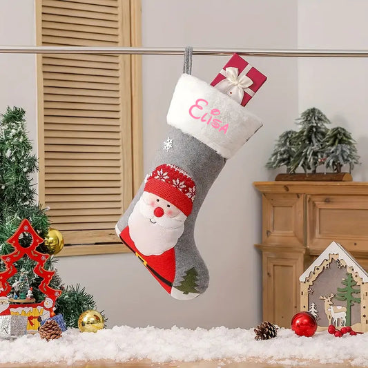 Chaussette de noël personnalisée /botte de noël, décoration de