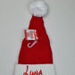 Bonnet de Noël Personnalisé | 0 à 12 mois | Avec Prénom Brodé