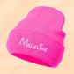 Bonnet Smile Rose Fluo Personnalisé Avec Prénom | Taille Unique