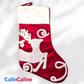 Botte de Noël Rouge personnalisée | Renne | 38cm