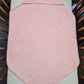 Cape de bain Lapinou Rose 0-3 ans | 80cm x 80cm | Prénom Brodé