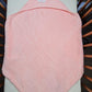 Cape de bain Lapinou Rose 0-3 ans | 80cm x 80cm | Prénom Brodé