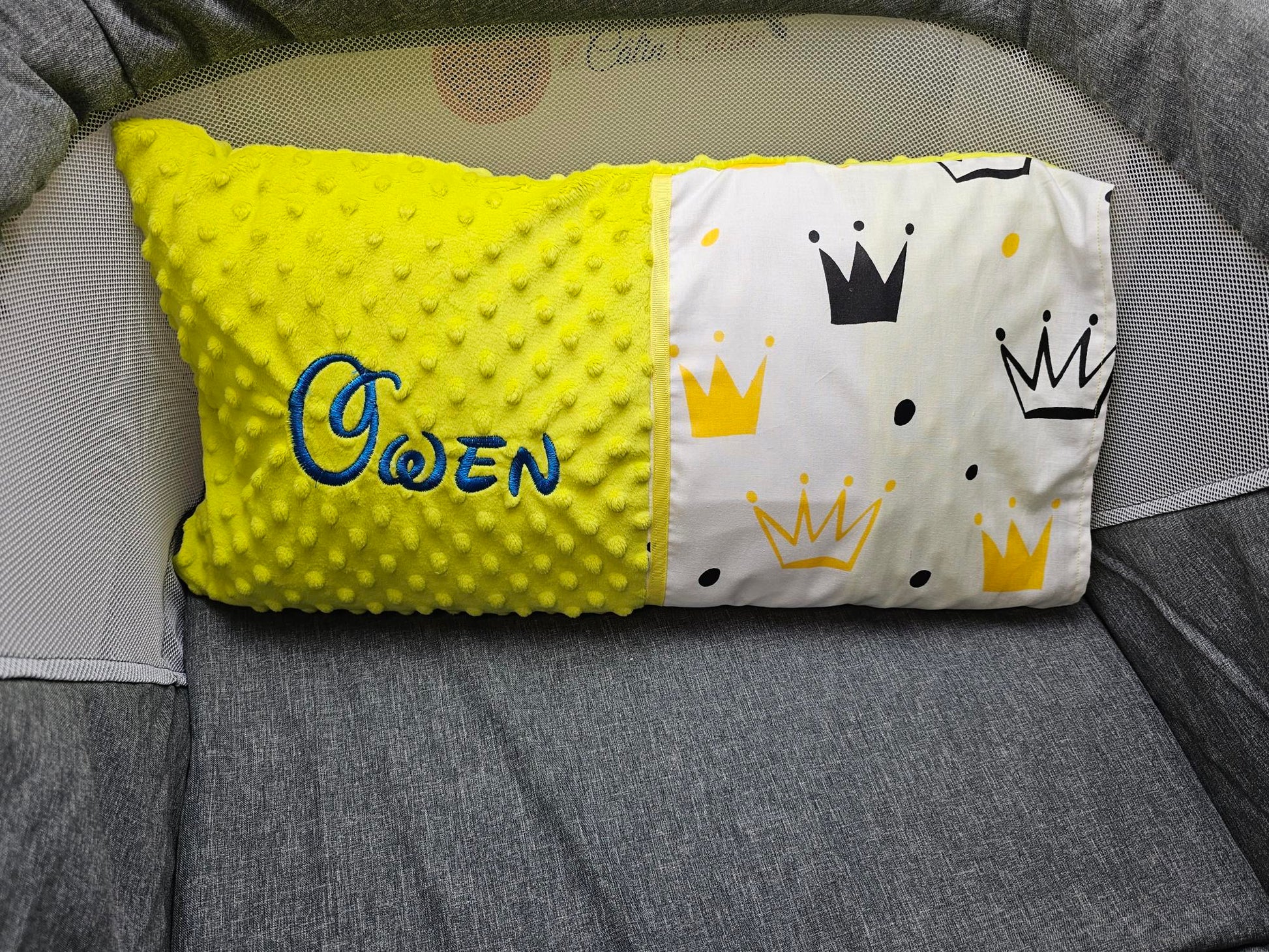 Coussin décoratif personnalisé pour chambre d'enfant - Calincaline.be